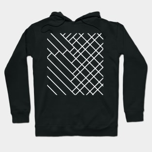 Fuzz Outline 45 Black Hoodie